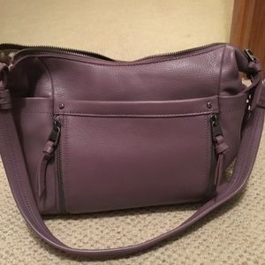 Lavender  Bag by The Sak Collective - "KIERA" Leather Hobo Bag